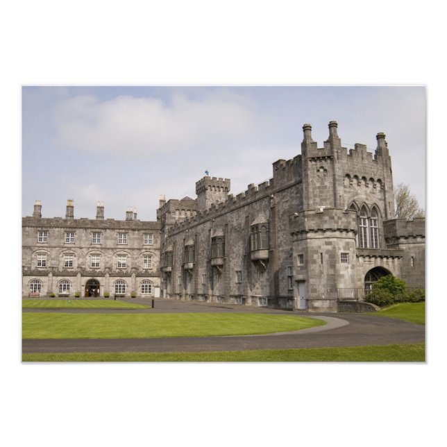 Kilkenny Castle, Landkreis Kilkenny, Irland. Fotodruck (Vorne)