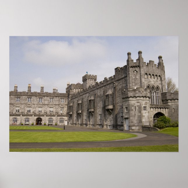 Kilkenny Castle, Landkreis Kilkenny, Irland. Poster (Vorne)