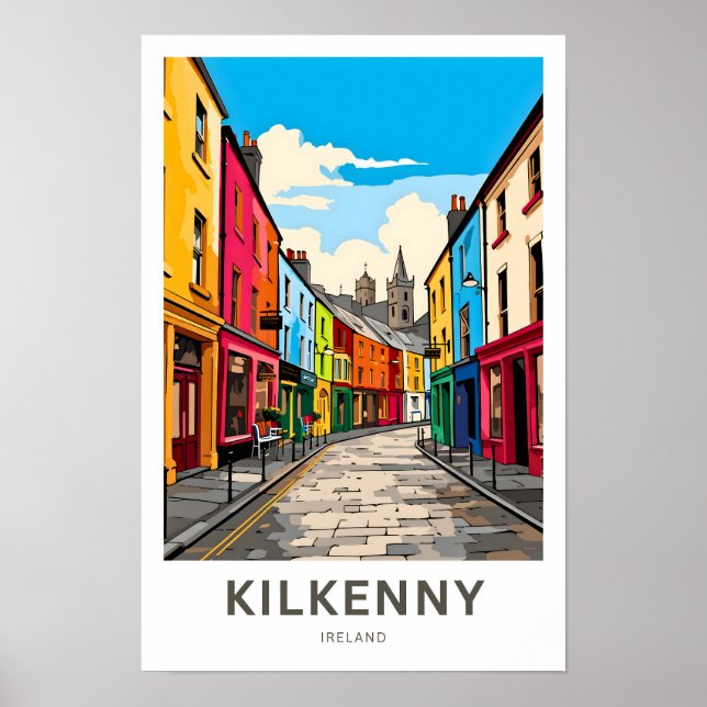 Kilkenny Ireland Travel Print Poster (Vorne)