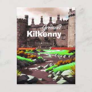 Kilkenny Irland Reise Postkarten Kunst | Reise Ges