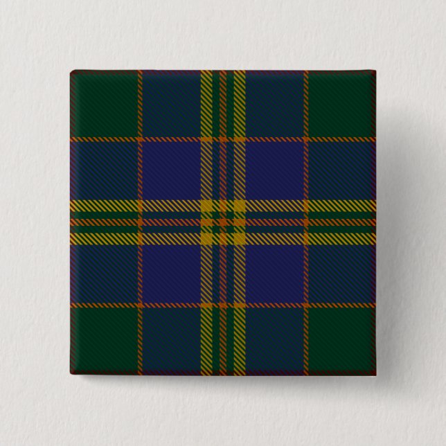 Kilkenny Landkreis Irish Tartan Button (Vorderseite)