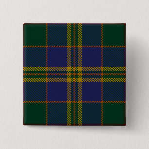 Kilkenny Landkreis Irish Tartan Button