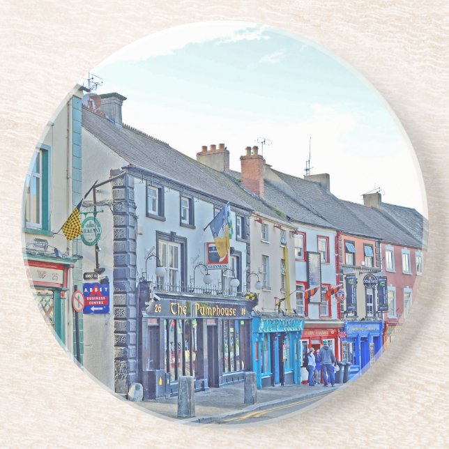 Kilkenny-Straße Tom Wurl Getränkeuntersetzer (Vorne)