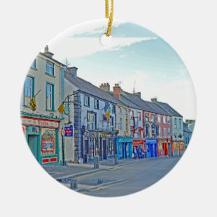 Kilkenny Street Scene Keramik Ornament