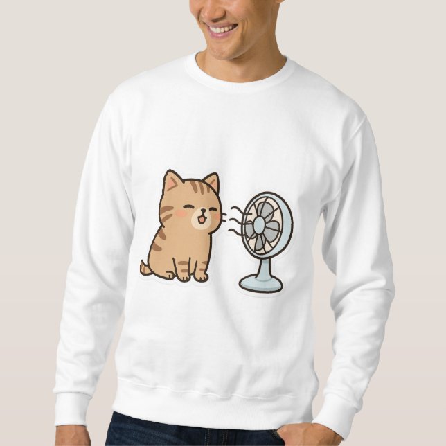 Kill Cat by Fan - Niedliche Sommerkleidung" Sweatshirt (Vorderseite)