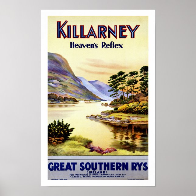 Killarney ~ Himmels Reflex Poster (Vorne)