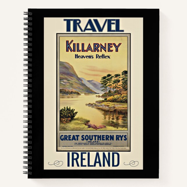 Killarney, Himmelsreflex, Notizbuch (Vorderseite)