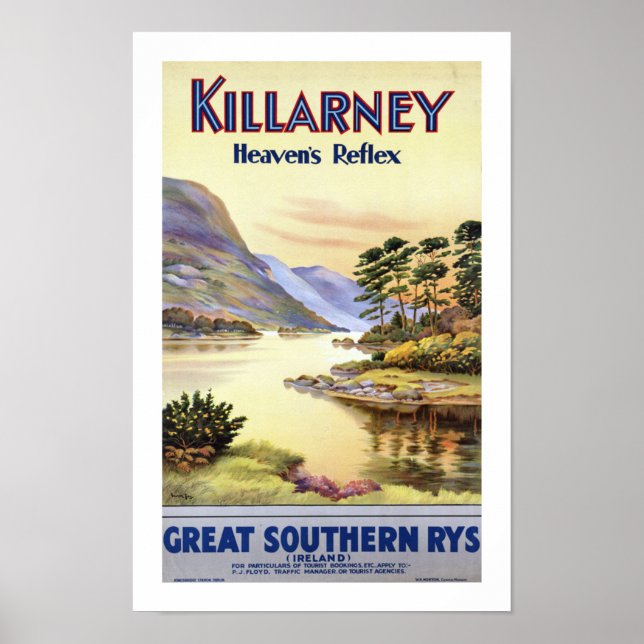 Killarney, Himmelsreflex Poster (Vorne)