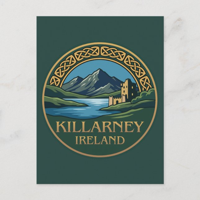 Killarney Ireland Postkarte (Vorderseite)
