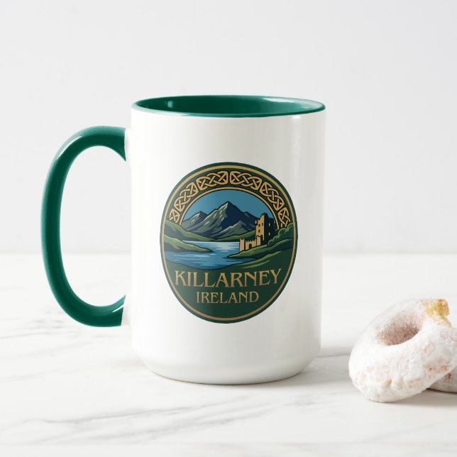 Killarney Ireland Tasse (Mit Donut)