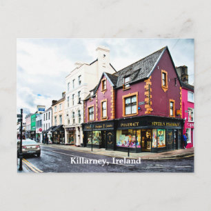 Killarney, Irland Straßensicht Postkarte