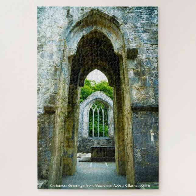 Killarney Muckross Abbey. Kerry Irland. Jigsaw Pu Puzzle (Vertikal)