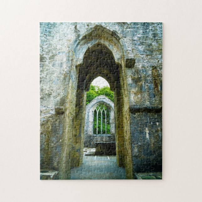 Killarney Muckross Abbey. Kerry Irland. Puzzle (Vertikal)