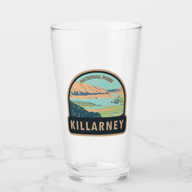 Killarney National Park Irland Reisen Vintag Glas (Vorderseite)