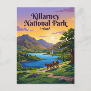 Killarney-Nationalpark Irland Postkarte
