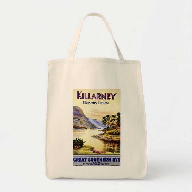 Killarney ~ Reflex des Himmels Tragetasche (Vorne)