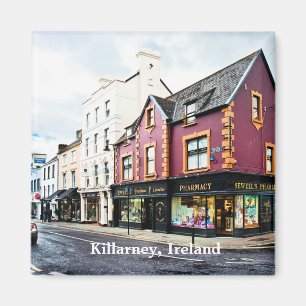 Killarney, Sicht auf die Straße nach Irland Magnet