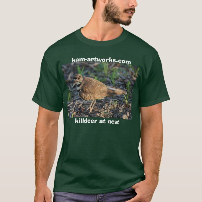 Killdeer an Nest T - Shirt (Vorderseite)