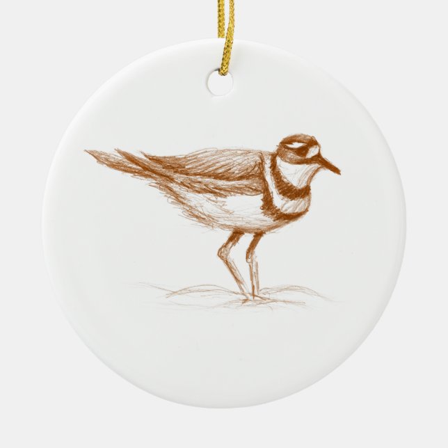 Killdeer Keramikornament (Vorne)