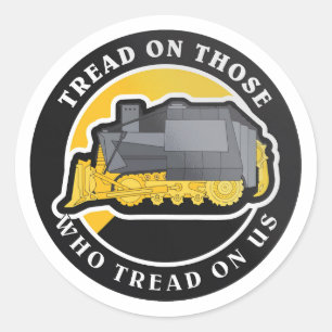 Killdozer Stoßfänger Runder Aufkleber