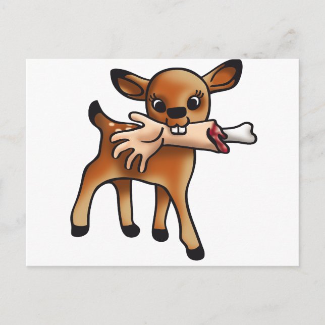 Killer Bambi Postkarte (Vorderseite)