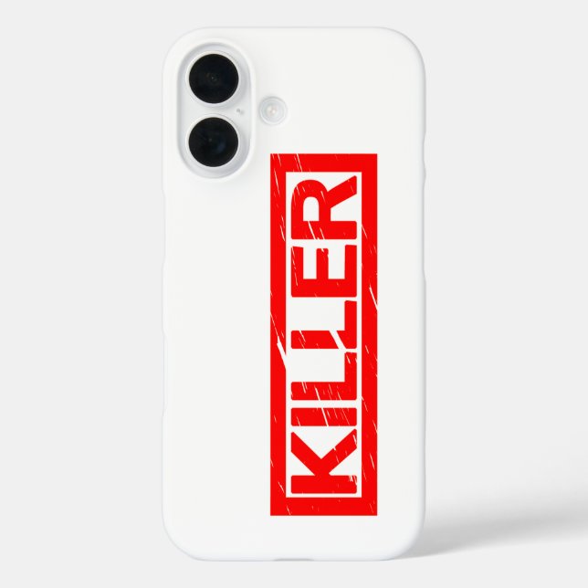Killer-Briefmarke Case-Mate iPhone Hülle (Rückseite)