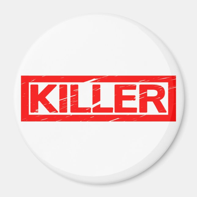 Killer-Briefmarke Magnet (Vorne)