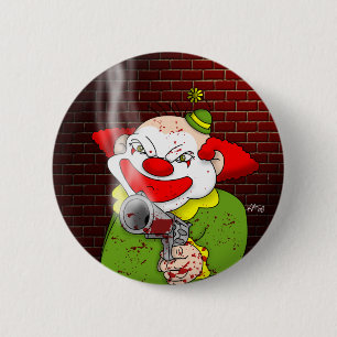 Killer Clown Button