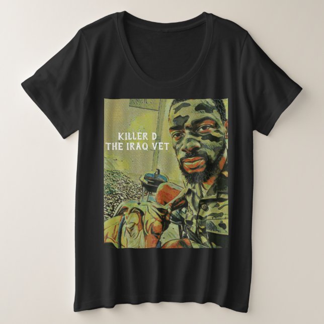 Killer D Große Größe T-Shirt (Design vorne)