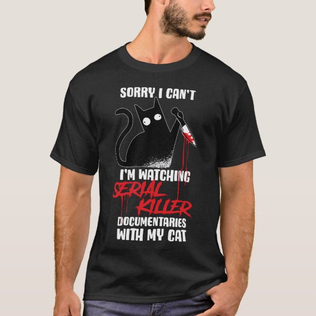 Killer Documentaries Funnyrue Crime Show Gift vint T-Shirt (Vorderseite)
