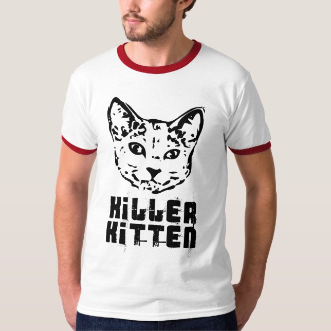 Killer Kitten - Maßgeschneidert T-Shirt (Vorderseite)