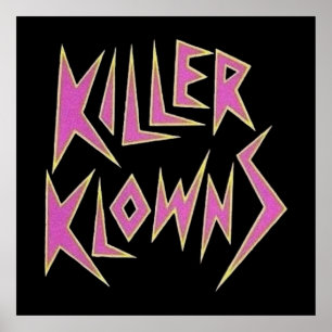KILLER KLOWNS aus dem Weltraumlogo Poster