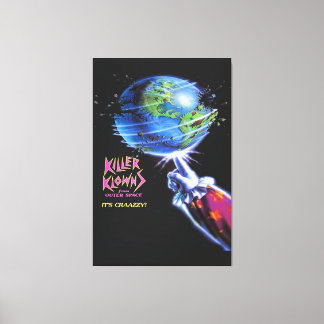 Killer Klowns Clowns From Outer Space Movie Horror Leinwanddruck