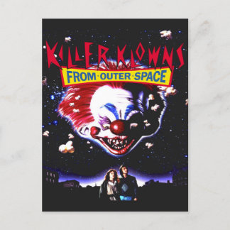 Killer Klowns Clowns From Outer Space Movie Horror Postkarte