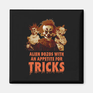 Killer Klowns von Outer Space Halloween Spiel T Magnet