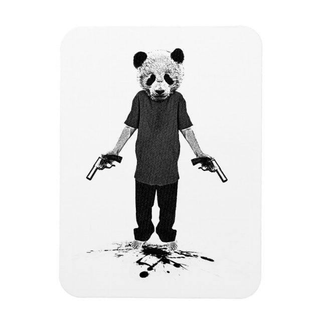 Killer Panda Magnet (Vertikal)