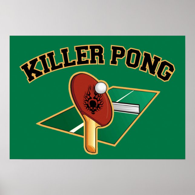 Killer Pong Poster (Vorne)