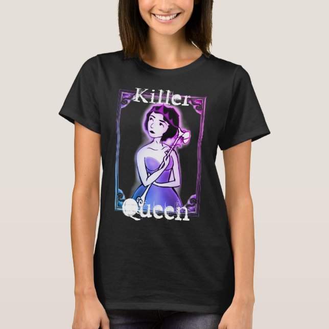 Killer Queen Tarot T - Shirt schwarz (Vorderseite)