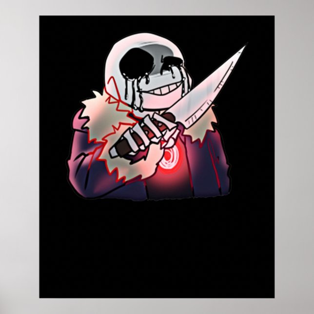 Killer Sans Undertale Poster (Vorne)