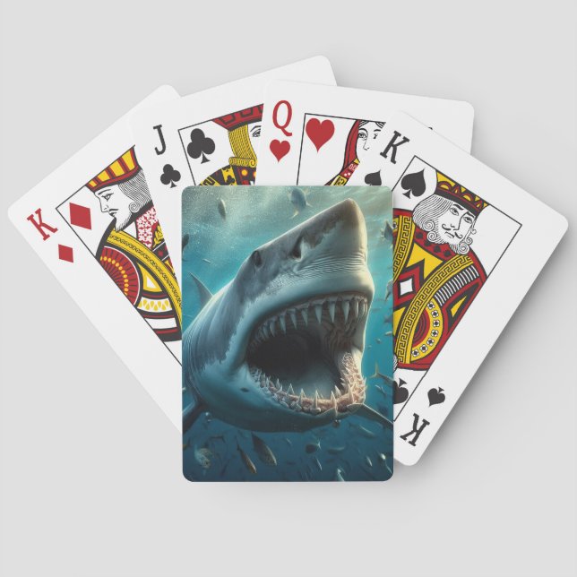 KILLER SHARK PLAYCARDS SPIELKARTEN (Rückseite)