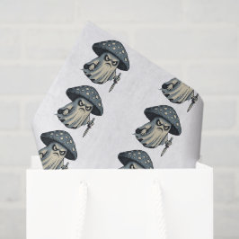 Killer 'Shroom – Spooky Ghost with Knife  Seidenpapier