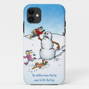 Killer Snowman Funny Cartoon Case-Mate iPhone Hülle
