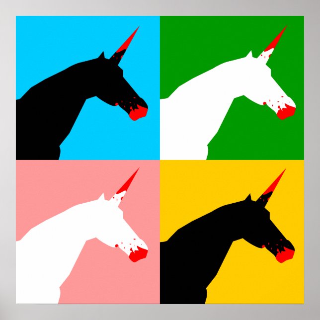 Killer Unicorn (Art Print) Poster (Vorne)