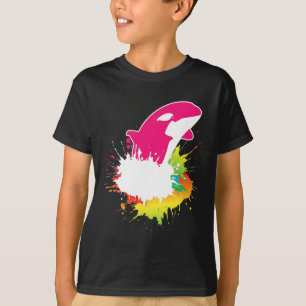 Killer Wal Animal Gift Sea Creatures Colorful or T-Shirt