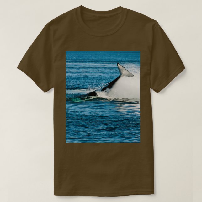 Killer Wal Orca Springen 20 T-Shirt (Design vorne)