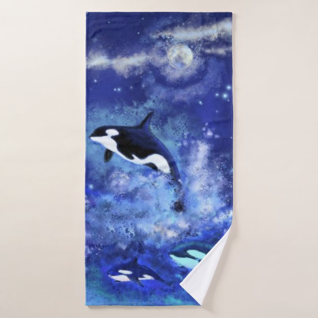Killer Whale Bath Handtuch Set (Badehandtuch)