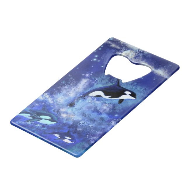 Killer Whale Flaschenöffner (Vorderseite Schrägansicht)