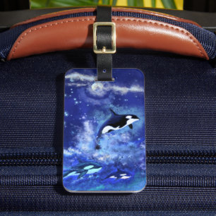 Killer Whale Luggage Tag Gepäckanhänger