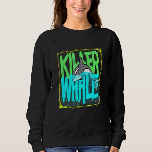 Killer Whale Ocean Orcas Sweatshirt (Vorderseite)
