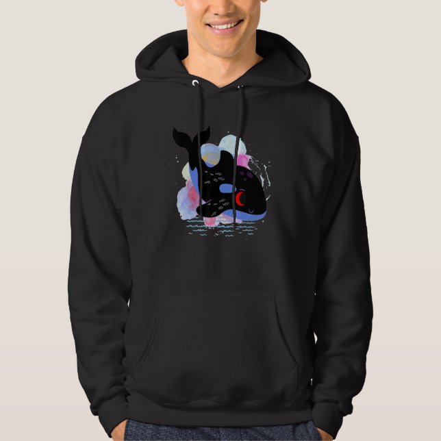 Killer Whale Orca,design orca ,Orca Family Hoodie (Vorderseite)